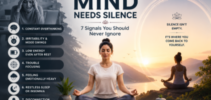 Signs your mind needs mental silence and inner peace