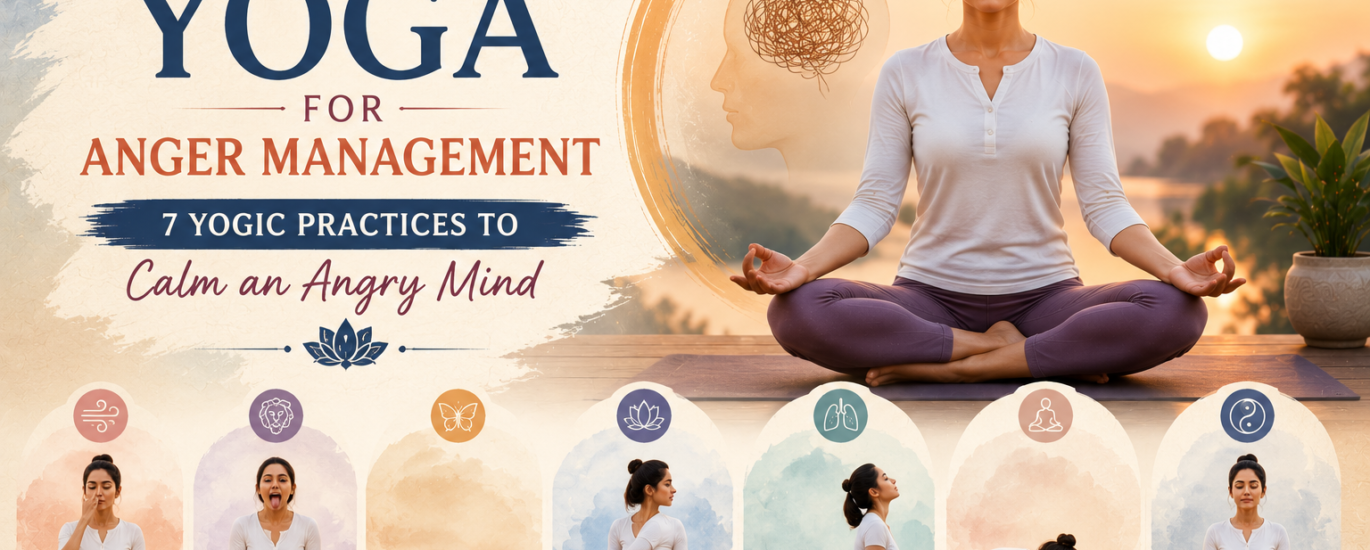Yoga for anger management and calming an angry mind naturally
